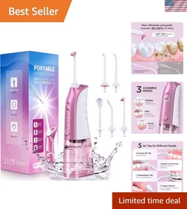 Hilo dental inalámbrico recargable con agua - 3 modos, 300 ml para sonrisas seguras - Imagen 1 de 11