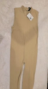 Ärmelloser Overall Damen Forever 21 Farben Raffia Stehkragen Größe Large - Bild 1 von 8