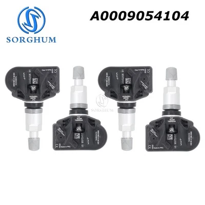 4PCS TPMS Tire Pressure Sensor 433MHz A0009057205 For Mercedes Benz G550 CLS450 Foto 1 de 4