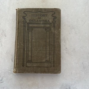 Antique 1908 Hardcover / History of Oklahoma by Thoburn and Holcomb - Imagen 1 de 12