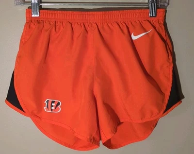 Pantalones Cortos para Correr Nike Cincinnati Bengals Para Mujer Dri Fit Forrados XS NFL Fanático del Fútbol Foto 1 de 4
