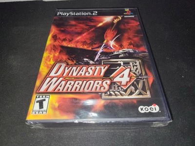 Dynasty Warriors 4 黑色标签 KOEI 索尼 Playstation 2 PS2 全新未拆封! — 第 1/4 张图片