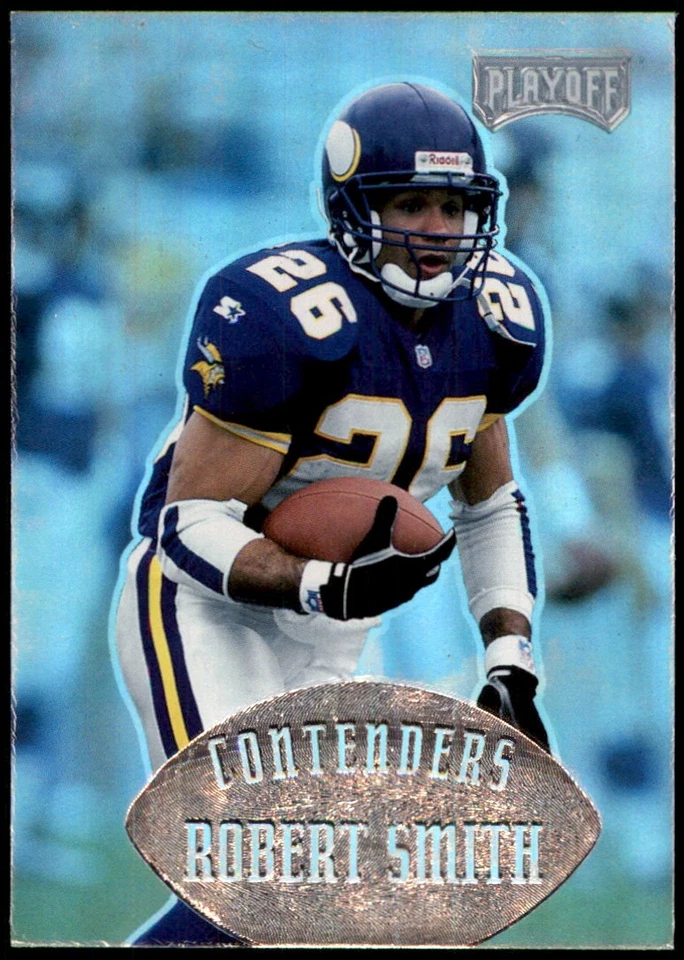 Robert Smith 1997 Playoff Contenders #82 Vikings NFL READ FREE SHIP AutographDen - Image 1 of 2