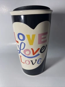Bicchiere tazza pendolare in ceramica STARBUCKS LOVE LOVE - Foto 1 di 5