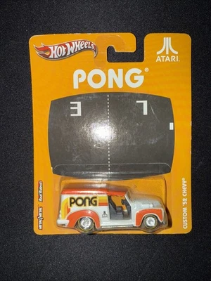 Camión Chevy Hot Wheels 2012 Nostalgia Series Atari PONG personalizado '52 pilotos reales Foto 1 de 4