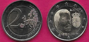 LUXEMBURG 2 EURO 2010 UNC 1 JAHR TYP,500.000 GEPRÄGT,HERZOG HENRI WAPPEN,CO - Bild 1 von 1