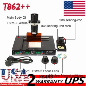 T862++ IR BGA SMD SMT IRDA Infrarot Rework Maschine Entlöten Rework Station - Bild 1 von 10