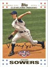 2007 Topps Opening Day Gold #49 Jeremy Sowers /2007 INDIANS S28393 