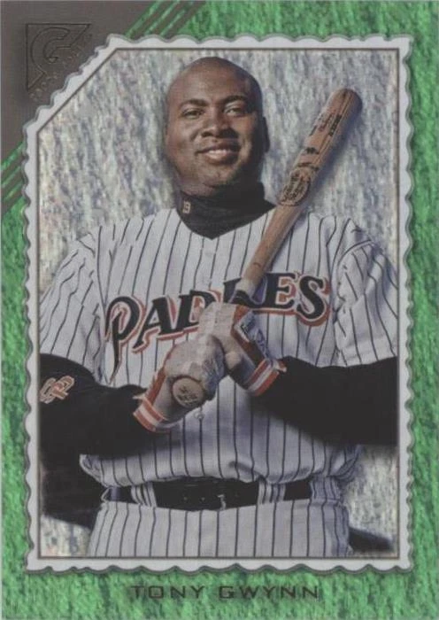 2022 Topps Gallery Green Pattern #34 Tony Gwynn /99 PSA 9 Mint San Diego Padres - Image 1 of 1