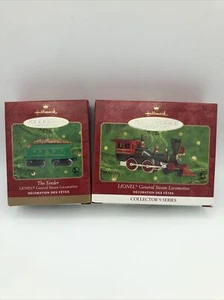 Hallmark Keepsake Ornaments Locomotiva a vapore generale e tender - NOS! - Foto 1 di 6