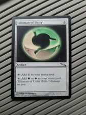 Magic Mtg Mirrodin Talisman of Unity   slightly played
