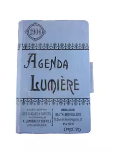 LUMIERE.Agenda 1906. Seconde année d'éditions des Agenda Société Lumière.Photo. - Bild 1 von 8