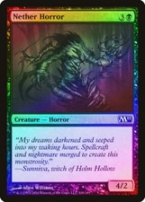 Nether Horror FOIL Magic 2011 / M11 NM Black Common MAGIC MTG CARD ABUGames