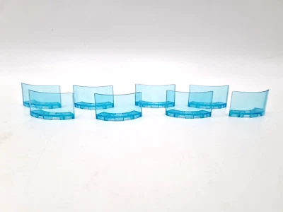Lego Fenster 3x3x2 transparent blau 10 Stück Paneel viertel Rund 3535 Neu Panel - Bild 1 von 3