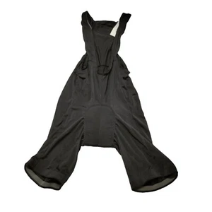 Pantaloncino Con Bretelle Salopette Ciclismo Con Fondello Nero S - Foto 1 di 5