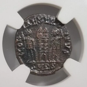 Constantine II Roman Empire BI Nummus AE3/4 NGC XF Ancient Epfig Hoard Pedigree - Picture 1 of 12