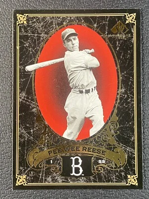 2007 SP Legendary Cuts Brooklyn Dodgers Baseball Pee Wee Reese #14 - Image 1 of 2