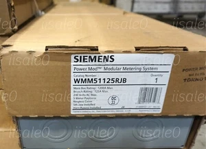 Siemens 5-Gang 1200A 125 Amp RINGLESS BYPASS Power Mod WMM51125RJB Meter Stack - Picture 1 of 1