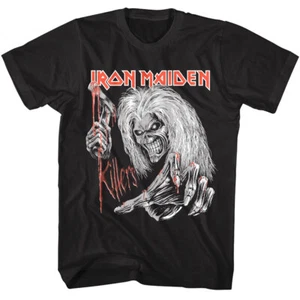 Iron Maiden Eddie Killers Art Men's T Shirt Axe Heavy Metal Rock Band Concert - Picture 1 of 4
