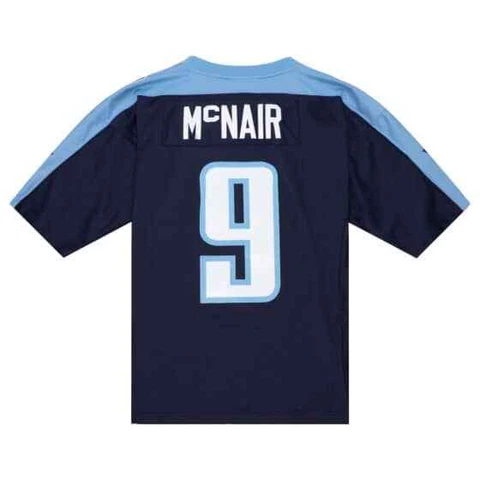 Tennessee Titans Steve McNair #9 Mitchell & Ness Navy 1999 NFL Legacy Jersey Cover