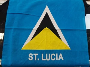 ST LUCIA - LANDFLAGGE - BANDANA  - Bild 1 von 1