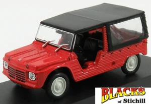 Edicola Models 1:43 Scale Citroen Mehari 1971 Red & Black Diecast Model Car - Picture 1 of 2