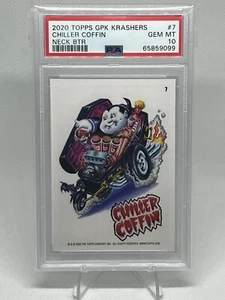 2020 GPK Krashers Chiller Coffin Neck Btr #7 PSA 10 - Picture 1 of 2