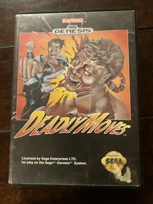 Deadly Moves (Sega Genesis, 1992) NO MANUAL - Image 1 of 4