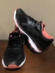 Asics Womens Gel Ziruss 2 1012A014 Black Running Shoes Lace Up Low Top Size 9.5 - Picture 1 of 9