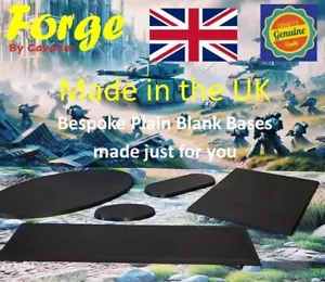 Wargaming Bases 75 x 100mm Rectangle PLA Plastic War Gaming Tabletop Games - Picture 1 of 5