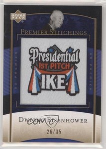 2007 Upper Deck Premier Stitchings Silver /35 Dwight D Eisenhower #PS-100