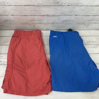 Lote de 2 Pantalones Cortos Columbia Para Hombre Talla XL Pesca Rosa/Azul Aire Libre Senderismo Natación Foto 1 de 4