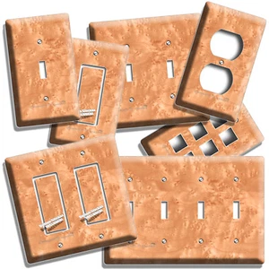 VOGELAUGENAHORN HOLZ MASERUNG LICHTSCHALTER STECKDOSE WANDPLATTEN ZIMMER HOME OFFICE DEKO - Bild 1 von 33