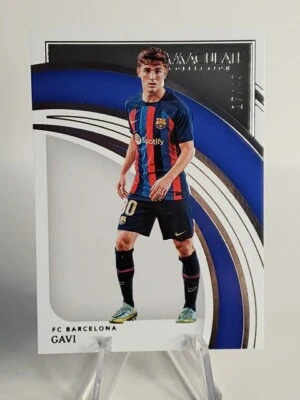 Gavi 2022-23 Panini Immaculate Collection Silver /49 Barcelona Spain  - Image 1 of 3