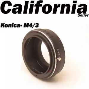 Konica AR auf Micro 4/3 M4/3 Adapter für G1 GF2 EP1 EP2 EP3 EPL 5 EPL3 EPL2 OM-D - Bild 1 von 6