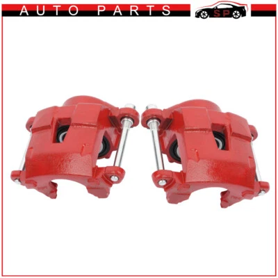 For Chevrolet Malibu S10 Camaro Monte Carlo Front Brake Calipers With Bracket - Image 1 of 4