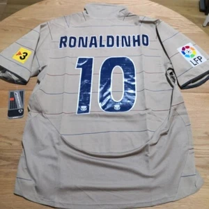 Camiseta FC Barcelona Ronaldinho 02/03 NIKE Producto Original Talla L con Etiqueta - Imagen 1 de 10