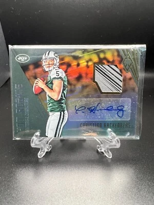 2016 Panini Phoenix Hot Rookie Material Signatures #HRS-CH Chr Hackenberg/49 - Image 1 of 3