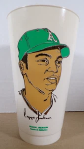 Reggie Jackson Athletics 7-11 1970s Vintage Cup 102424DMT - Picture 1 of 2
