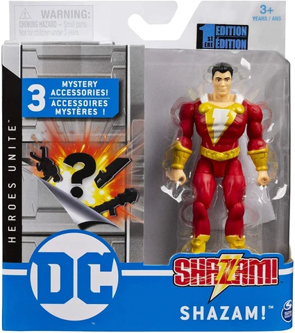 DC Comics - Shazam 4 inch figure - 1st Edition by Spin Master Cover