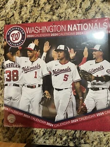 Washington Nationals 2024 12x12 Team Wall Calendar by Turner Sports - Picture 1 of 1