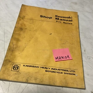 Kawasaki 250 F11 Workshop Manual Technical Review Motorcycle 1973 - Picture 1 of 13