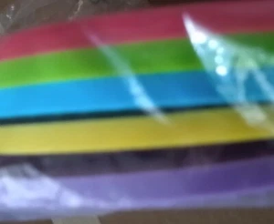 New 5PC Rubber Trivets Multi Color - Picture 1 of 3