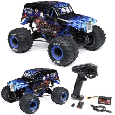 Losi 1/18 Mini LMT 4X4 Brushed RTR Monster Truck (Son-Uva Digger) w/SLT2 2.4GHz - Image 1 of 4