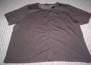 NWT LANE BRYANT BROWN CARDIGAN SWEATER TOP WOMEN'S PLUS SZ 22 24 - Picture 1 of 2