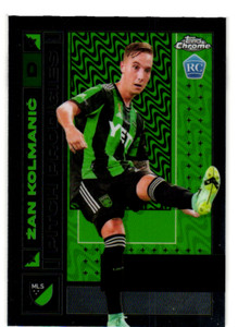 2022 Topps Chrome MLS Zan Kolmanic RC #86 - Pitch Prodigies - Rookie Card    d