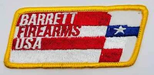 Barrett Firearms USA 2”x4” Red White Blue Patch - Picture 1 of 3