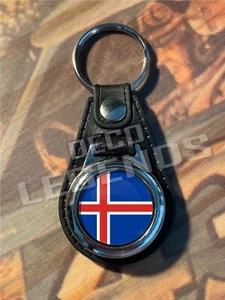 porte clés drapeau Pays Islande - cadeau collection - Foto 1 di 3