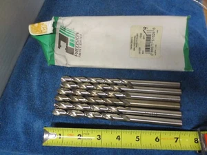 Lot of 6 PTD 13/32 HSS 118º Drill Bits Taper Length bright, 7" USA. - Picture 1 of 5
