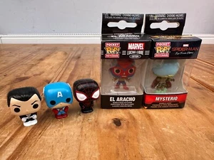 Mini Funko Punisher, Miles Morales, Capitán América, El Aracno, Mysterio - Imagen 1 de 6